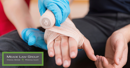 wrapping a burn injury